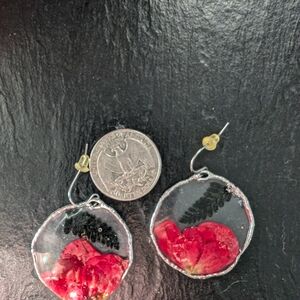 Handcrafted Pressed Flower Resin Earrings